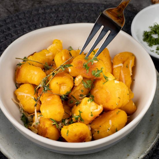 Homemade Sweet Potato Gnocchi