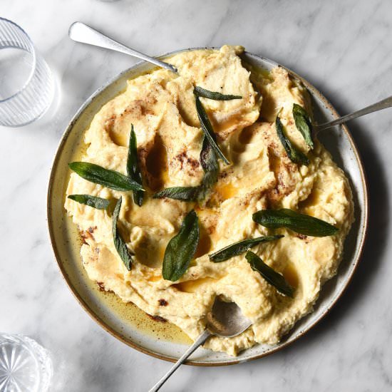 Brown butter mashed potatoes