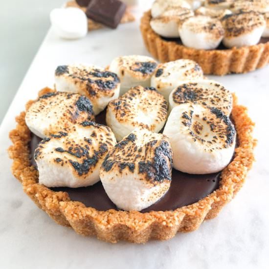 Mini No Bake S’mores Tarts