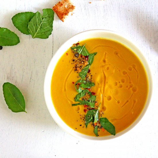 Yellow Zucchini Soup