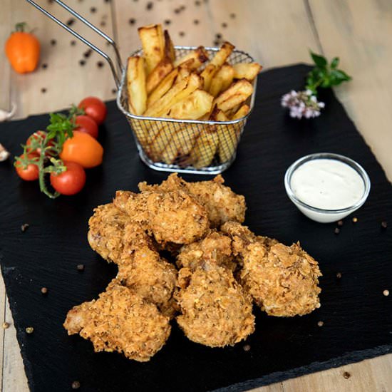 crispy fried chicken wings