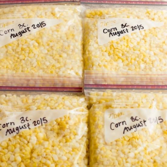 Freezing Corn
