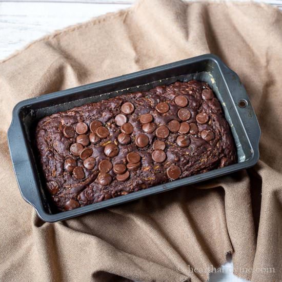 Healthy Chocolate Zucchini Bread