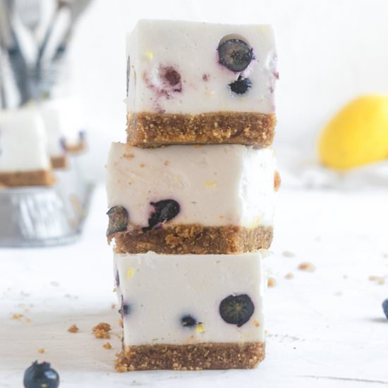 Lemon Blueberry Cheesecake Bars