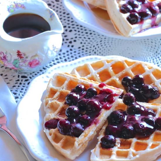 Crispy Gluten-Free Vegan Waffles