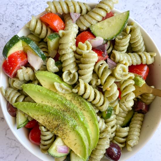 Easy Vegan Pasta Salad