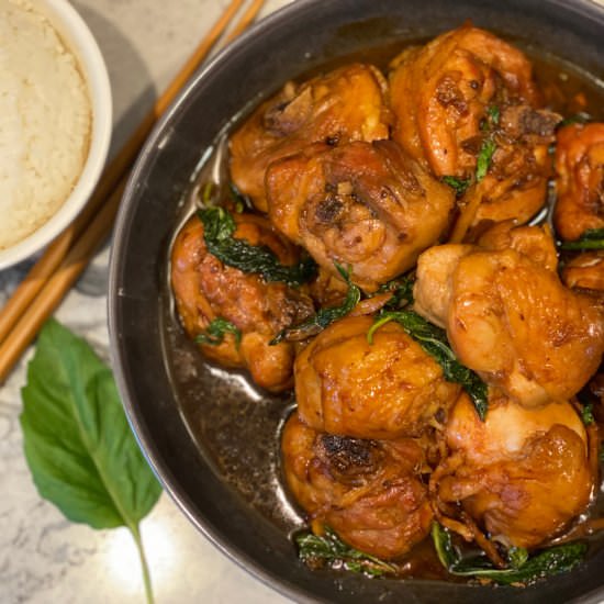 Taiwanese Three Cup Chicken