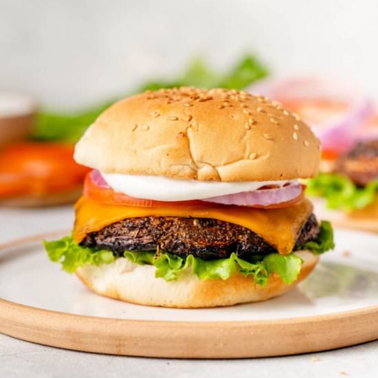 Grilled Portobello Mushroom Burgers