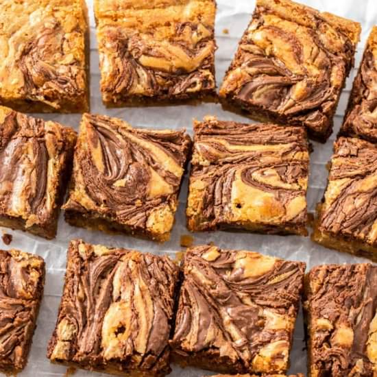 Nutella Blondies
