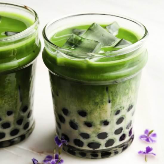 Iced Matcha Boba