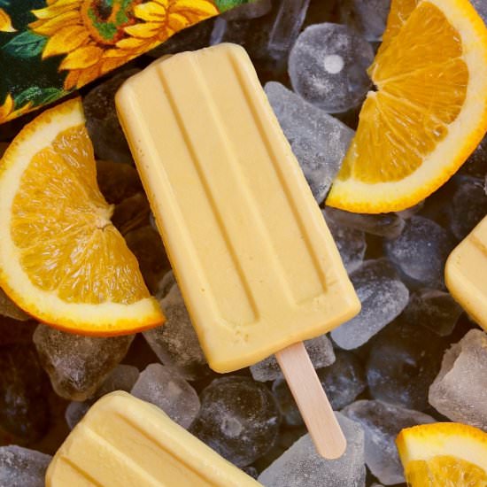 4 Ingredient Vegan Creamsicles!