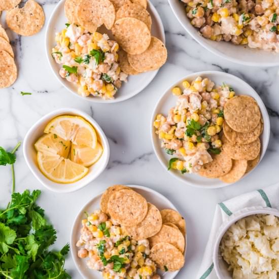 Corn and Chickpea Dip