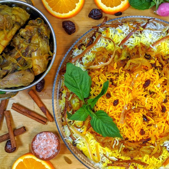 Reshteh Polo, Persian rice & noodle