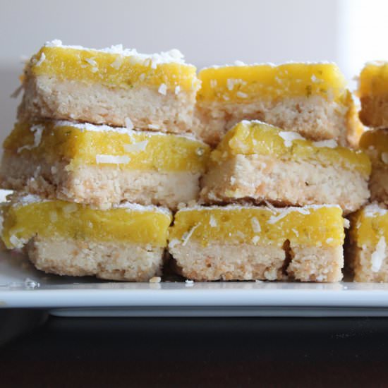 Lime and Coconut Bars