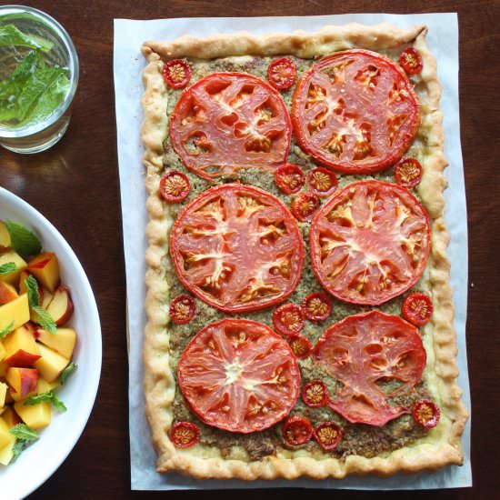 Tomato Pesto Tart