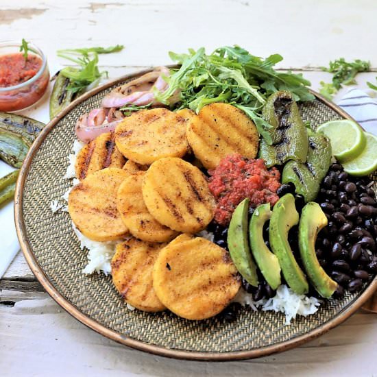 Grilled Polenta Bowl