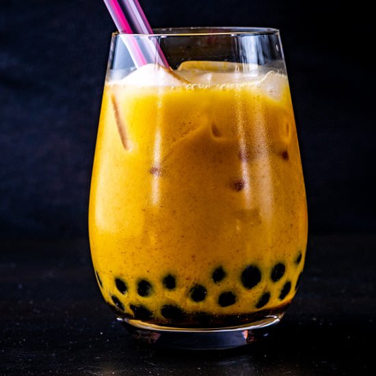 Iced Pumpkin Turmeric Latte
