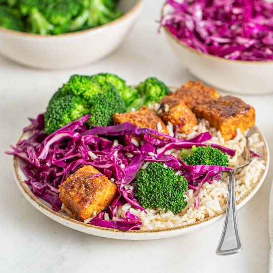 Tempeh Brown Rice Bowls