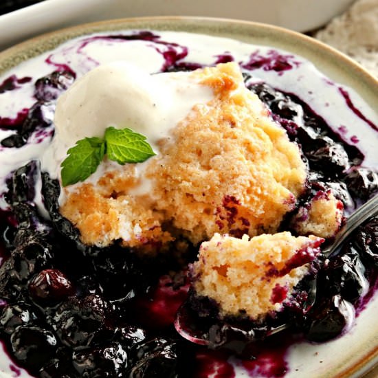 Gluten-Free Blueberry Cobbler