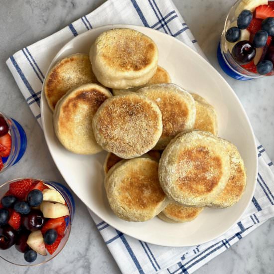 Sourdough English Muffins