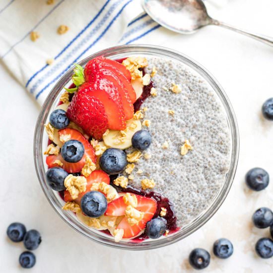 Chia Pudding with Coconut Milk