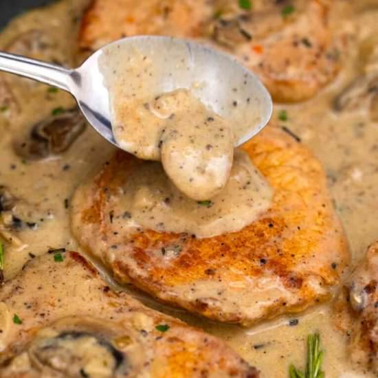 Mushroom Pork Chops