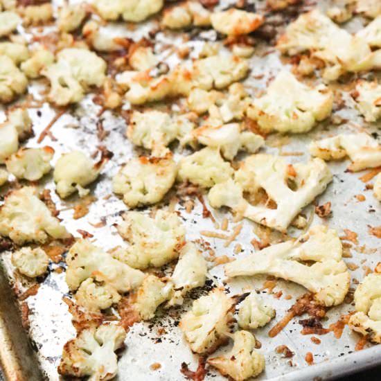 Parmesan Roasted Cauliflower