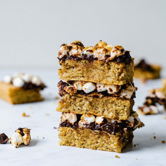 S’mores bars (low FODMAP + GF)