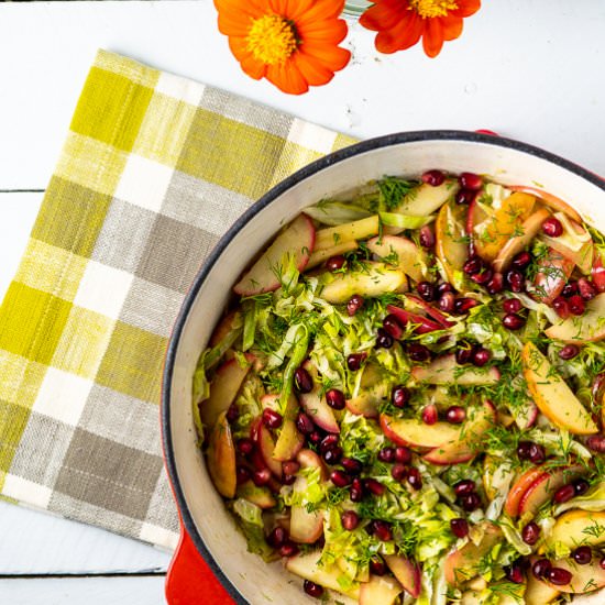 Sautéed Cabbage and Apples