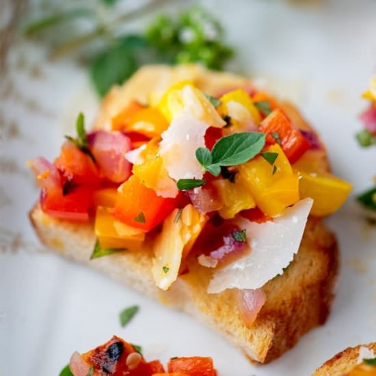 Vegetable Bruschetta