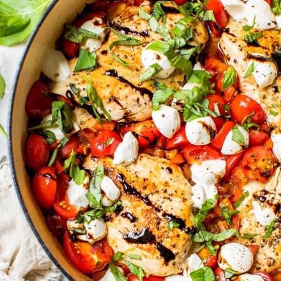 Caprese Chicken Skillet