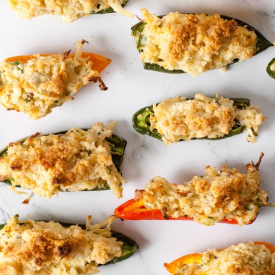 Chicken & Cheese Stuffed Peppers