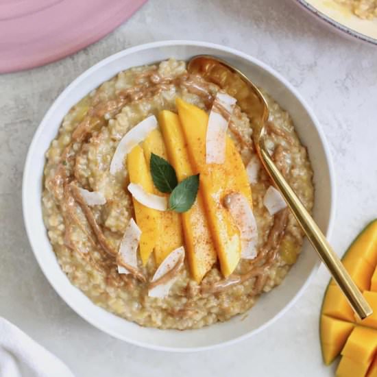 Mango Steel Cut Oatmeal