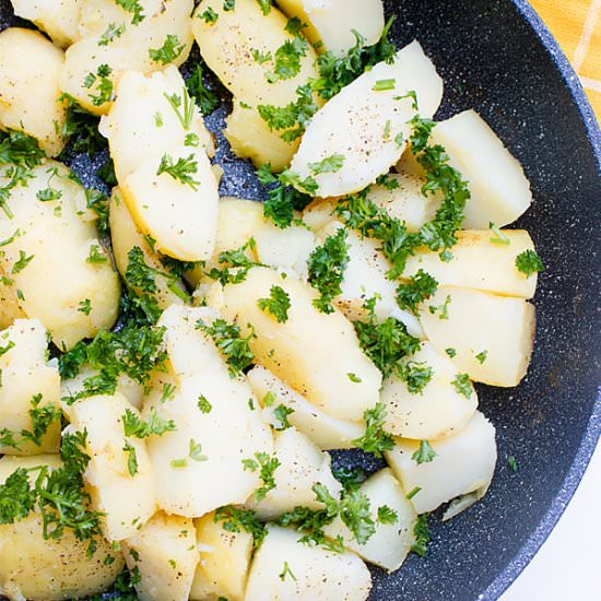 Parsley Potatoes with Butter