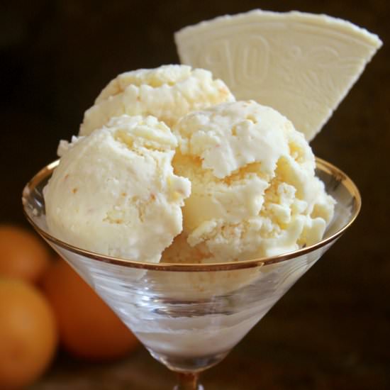 Quick and Easy Orange Ice Cream
