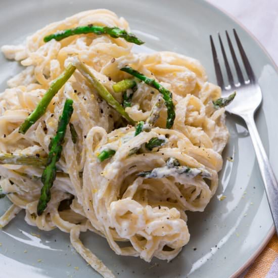 Lemon Ricotta Fettuccine