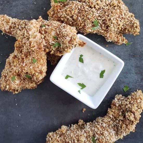Baked Sourdough Chicken Tenders