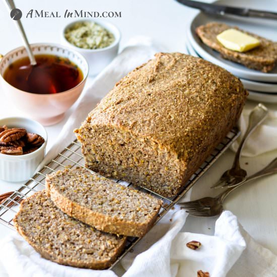 Paleo, Low Carb Nut and Seed Bread