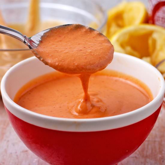 Fiery Sriracha-Tahini dressing