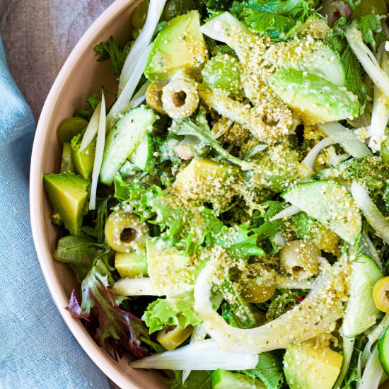 Fennel, Grape, and Avocado Salad