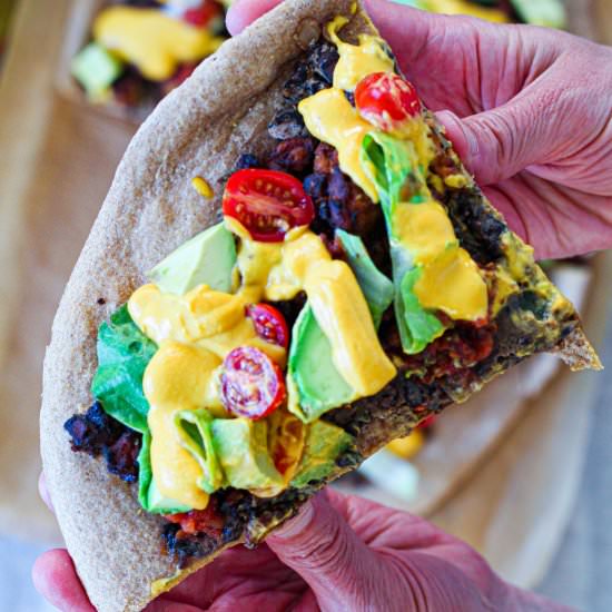 Vegan Mexican Pizza