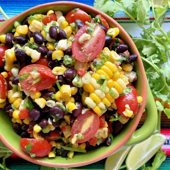 Black Bean Corn Tomato Salad