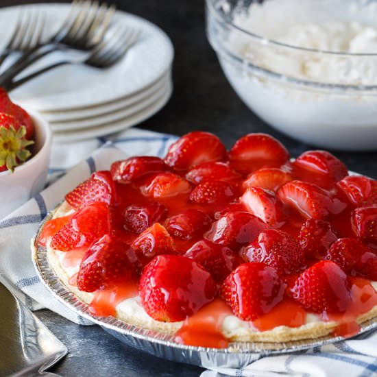 Strawberry Satin Pie