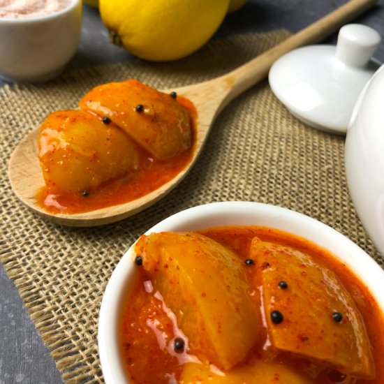 Indian Lemon Pickle