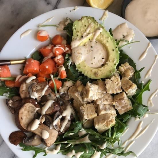 Maple Garlic Tahini Dressing