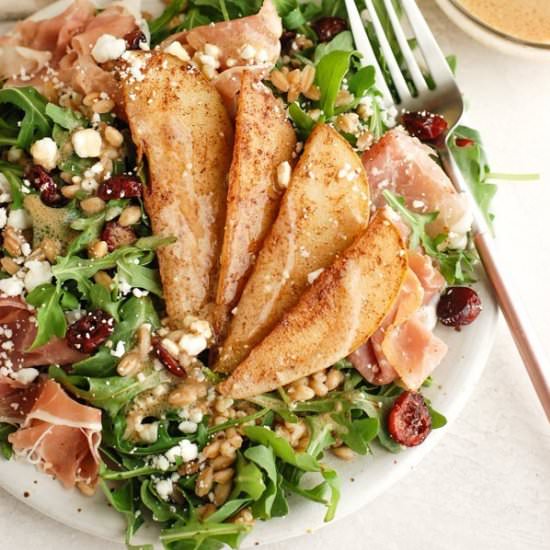 Pear Salad with Dijon Vinaigrette