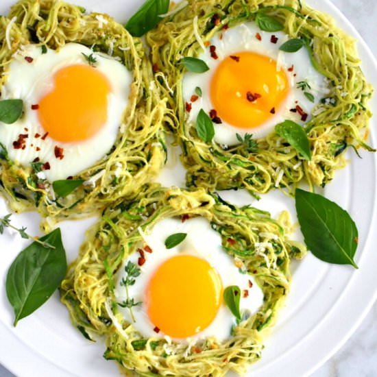 Zucchini Egg Nests