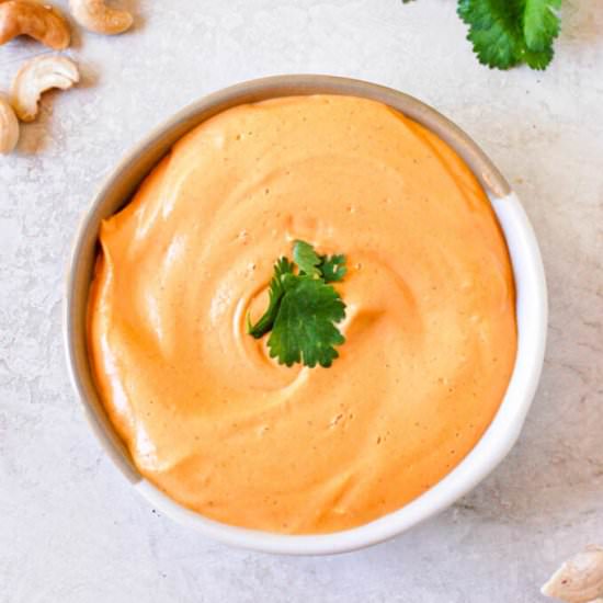 Creamy Vegan Buffalo Sauce