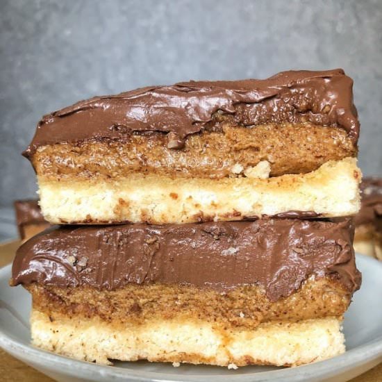 Chocolate Almond Butter Shortbread