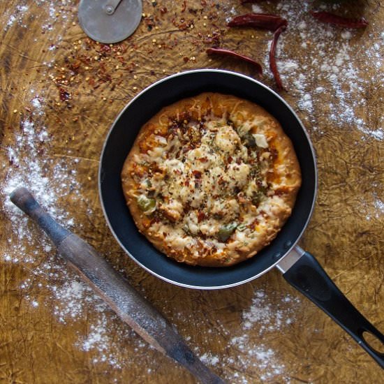 Homemade Cheese Burst Pizza